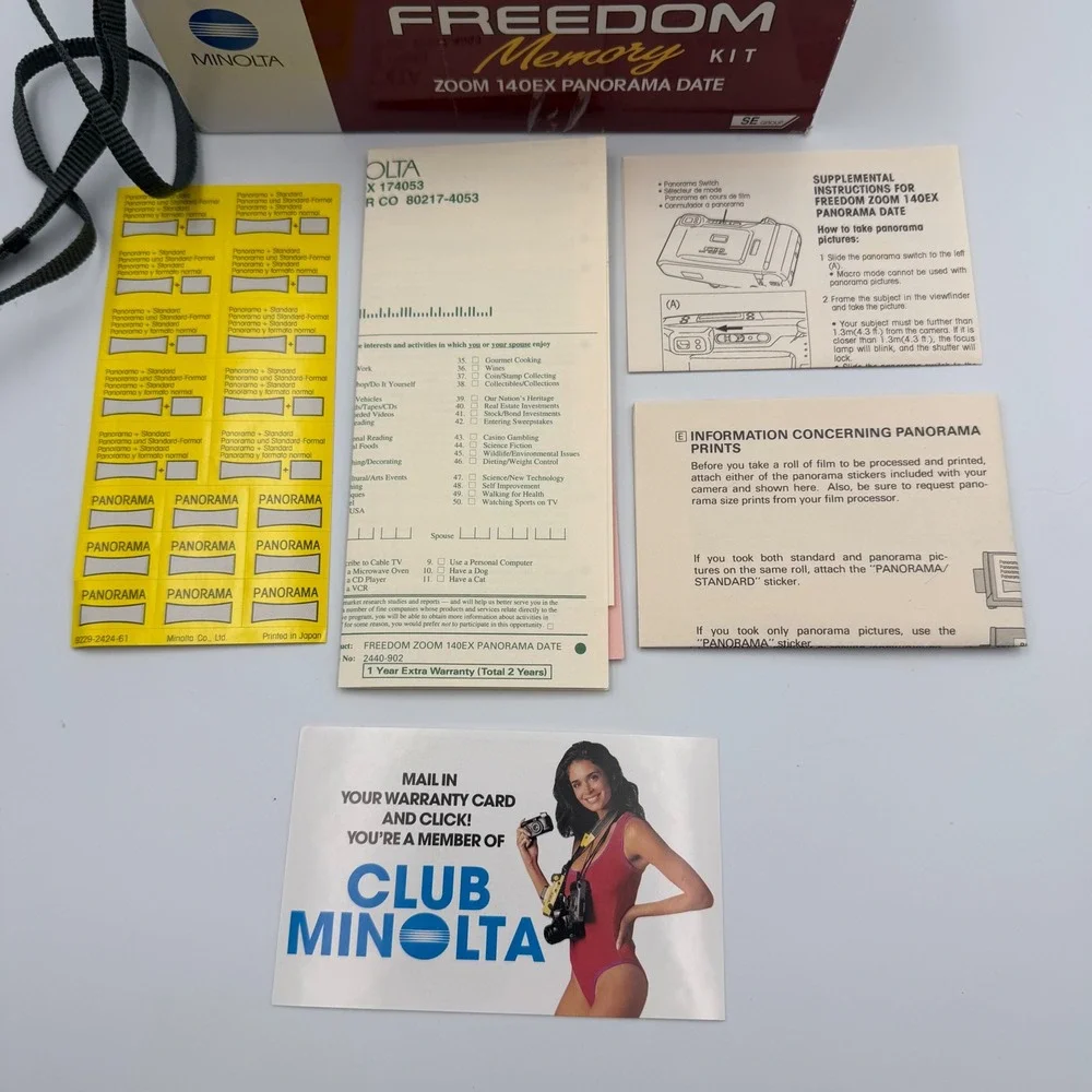 Minolta freedom memory